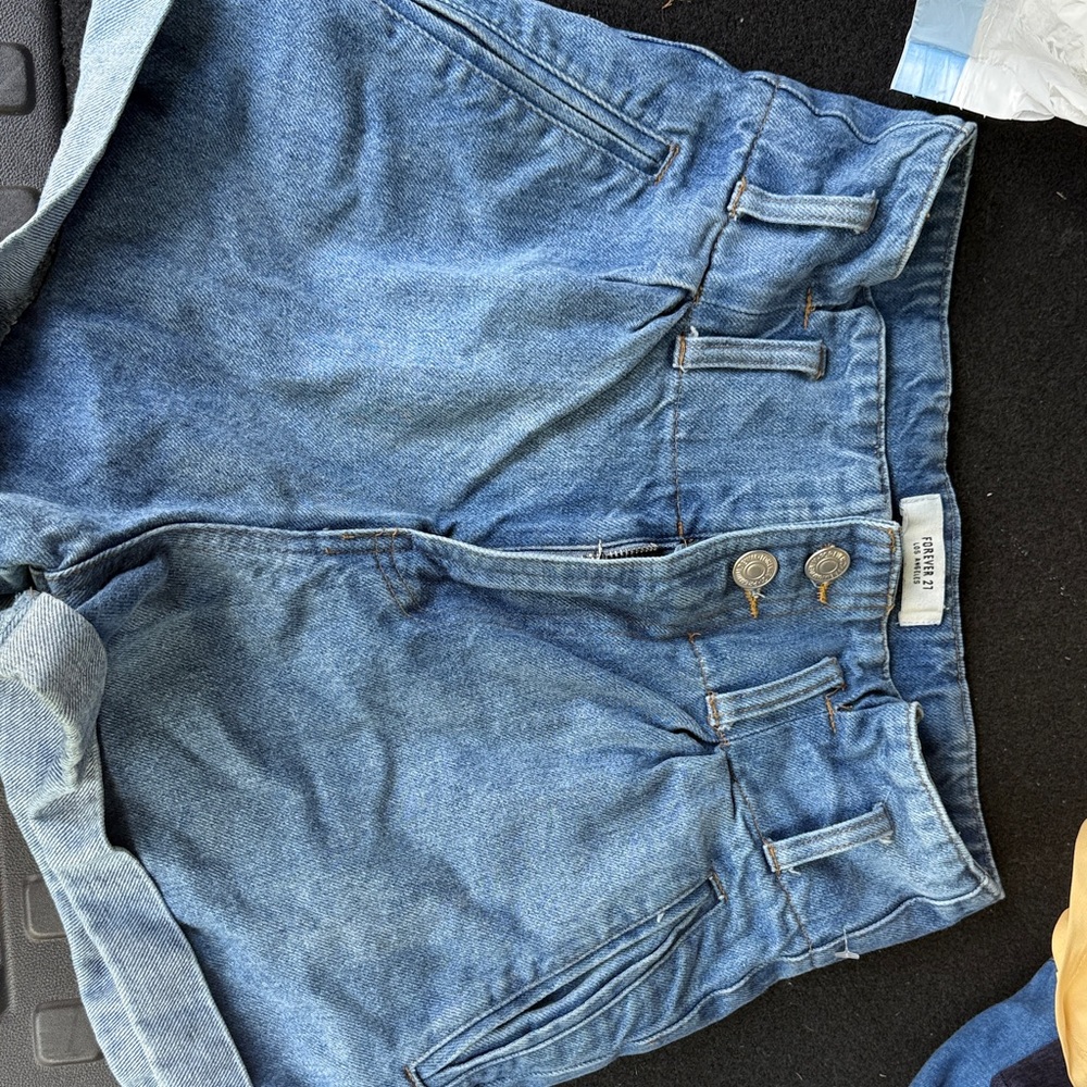 Forever 21 Classic Blue Denim Shorts
